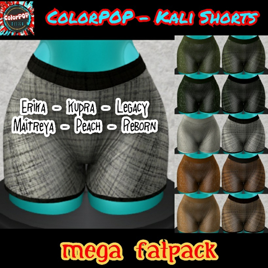 ColorPOP - Kali Shorts - MEGA FATPACK