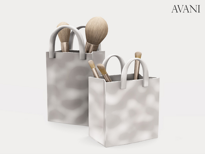 Avani Waitrose Collection Brushes in Ceramic Bags