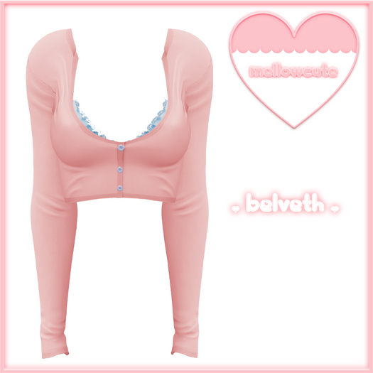 mellowcute-belveth top-peach