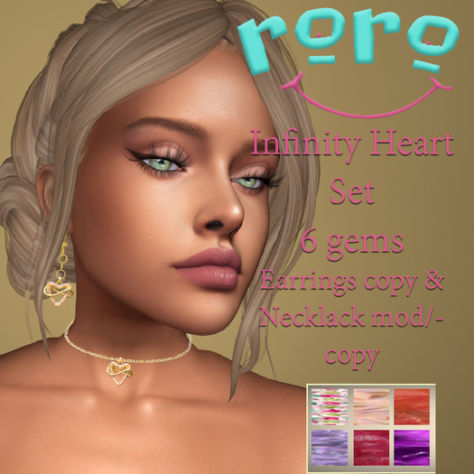 @rOrO Infinity Heart Jewelry Set Unpack Me