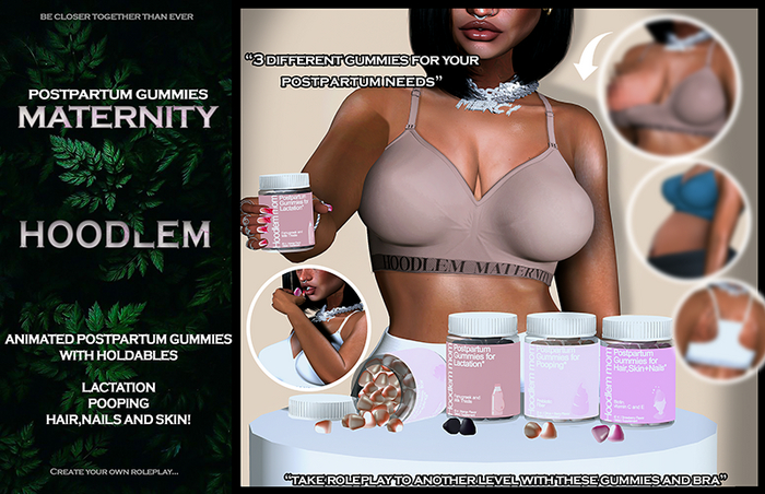 Hoodlem - Maternity Postpartum Gummies