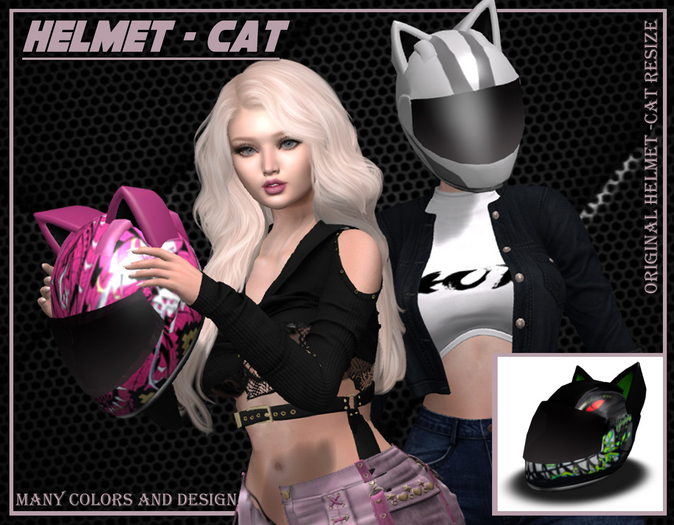 Helmet Cat Monster