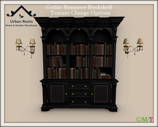 UR Gothic Romance Bookcase 