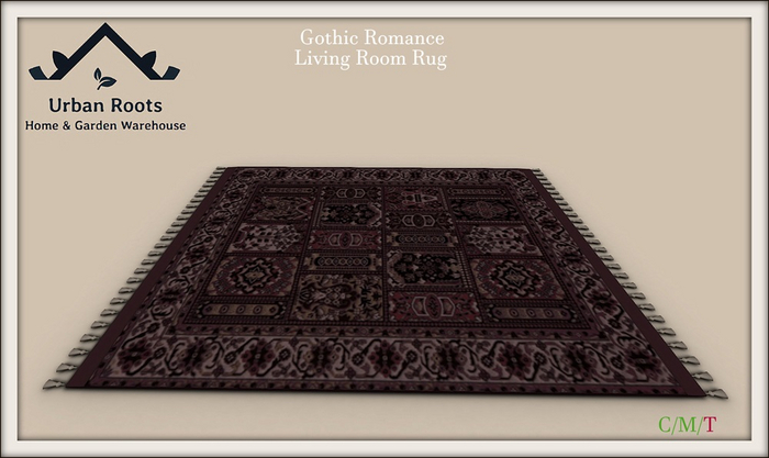 UR Gothic Romance Living Room Rug 
