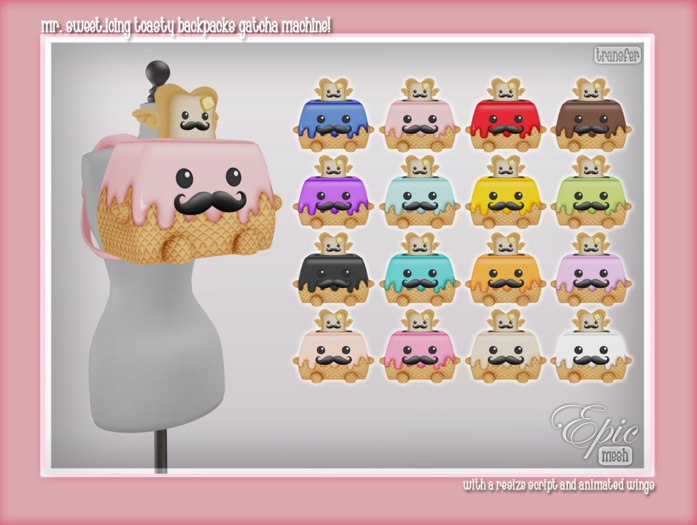 *Epic* Mr. Sweet.Icing Toasty Backpack! {Lemon} RS