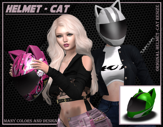 Helmet Furry Green