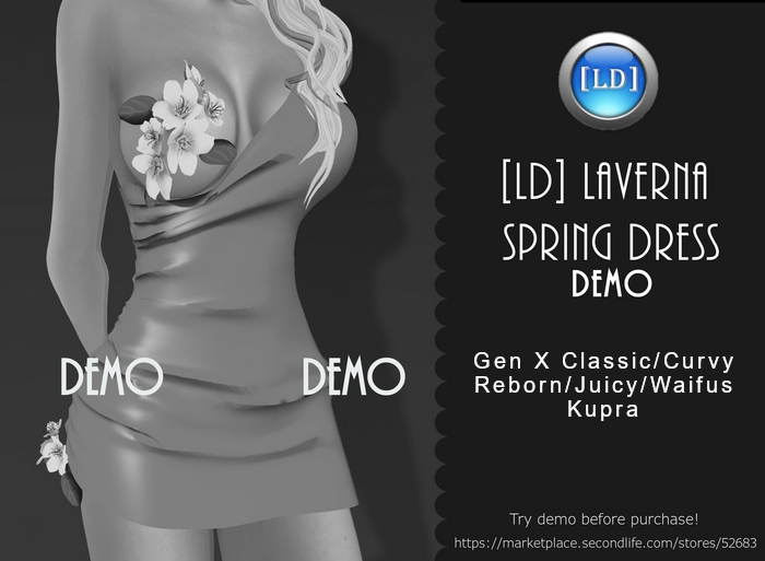 DEMO [LD] Laverna Spring Dress NEW SIZES