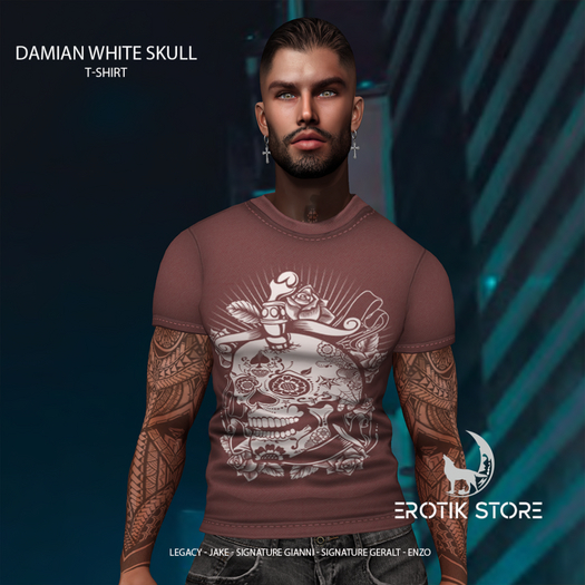 EROTIK - DAMIAN WHITE SKULL