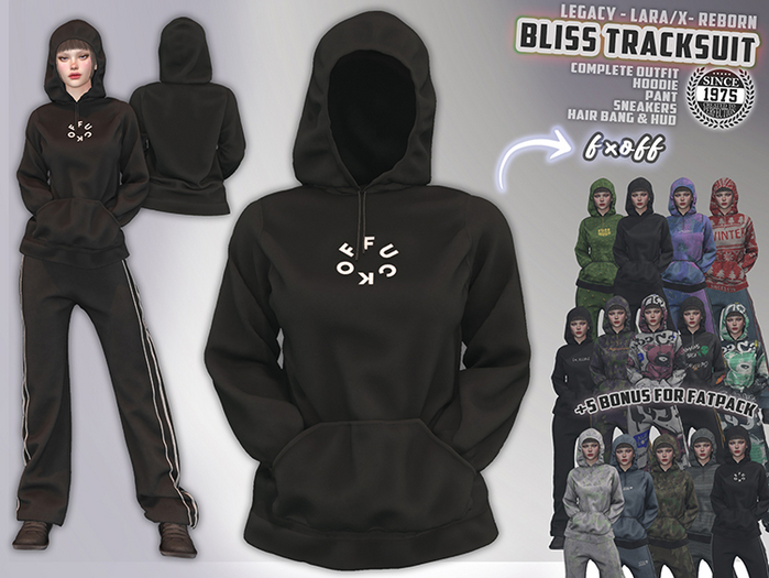 [Since1975] Bliss Tracksuit - F*off /F