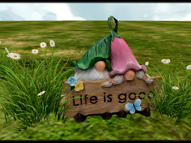 [AE] Home & Garden - Life is Good Gnome Decor