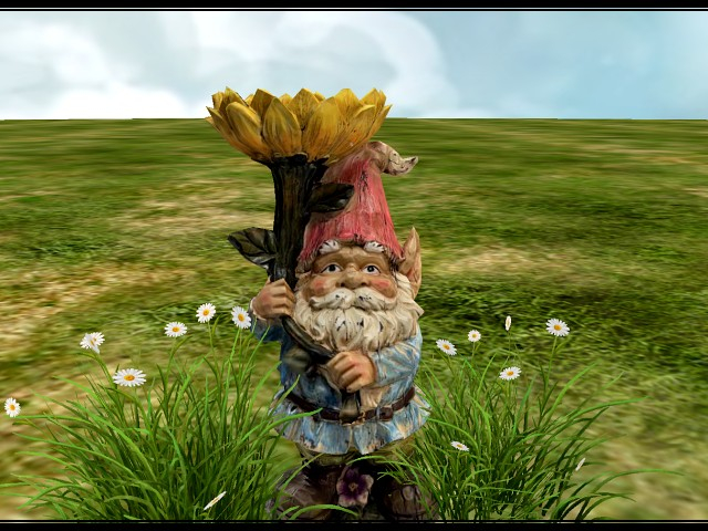 [AE] Home & Garden - Sunflower Gnome Decor