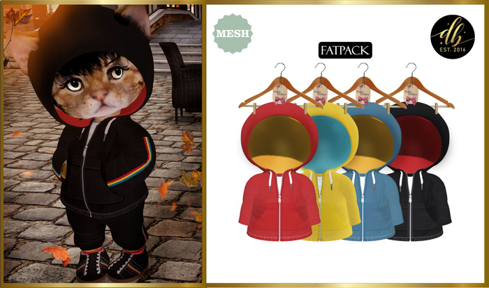 *DB* DINKIES HARRY HOODED JOG JACKET* FATPACK