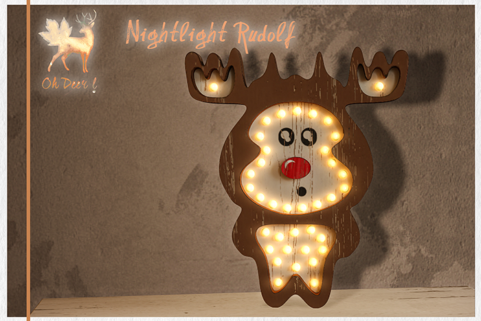 Oh Deer! Nightlight Rudolf (boxed)