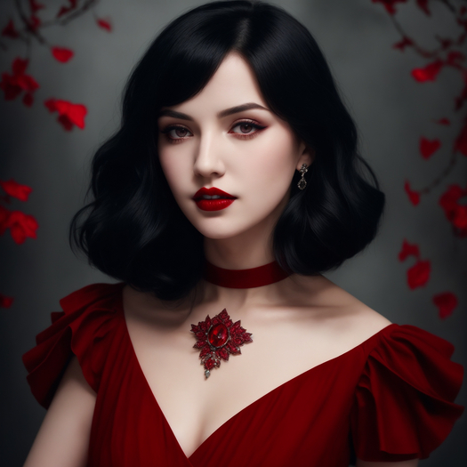 The Raven Haired Lady