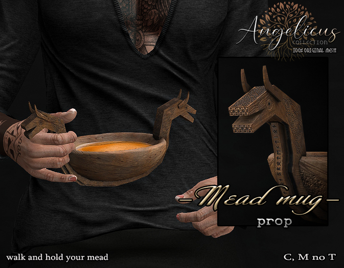 .AngelicUs. Mead mug 