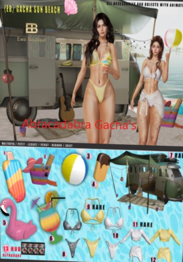 11 RARE -{EB} SUN BEACH GACHA