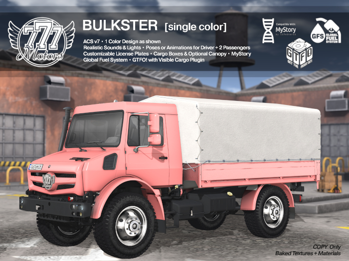 [777] BULKSTER - Pink (Add)