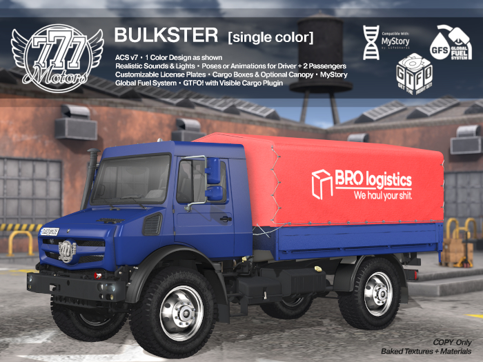 [777] BULKSTER - Blue (Add)