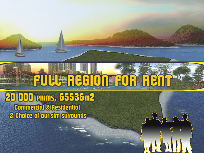 Full Sim for Rent ... FULL REGION FOR RENT...