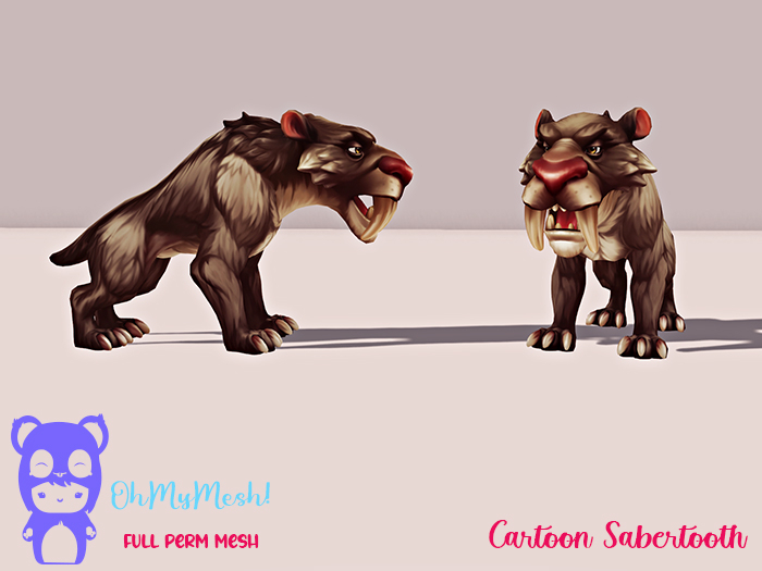 OhMyMesh! Cartoon Sabertooth BOX (Add to Unpack)