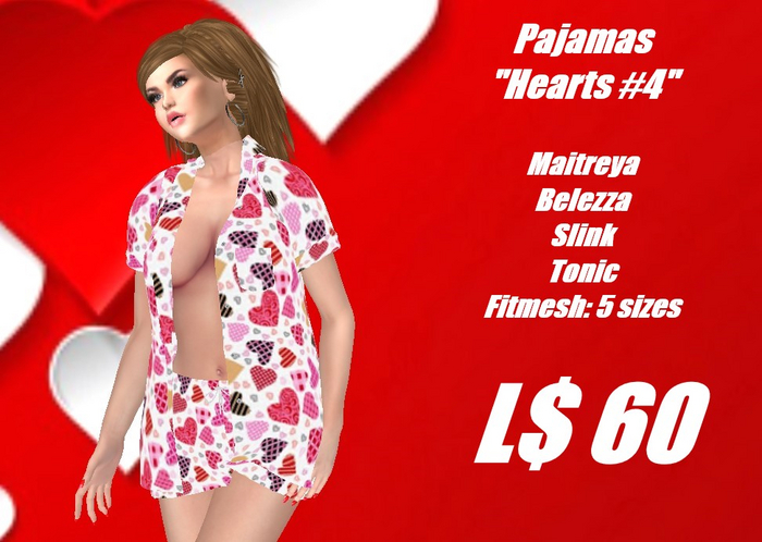 Pajamas-Hearts #4