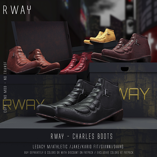 RWAY - Charles Boots Fatpack