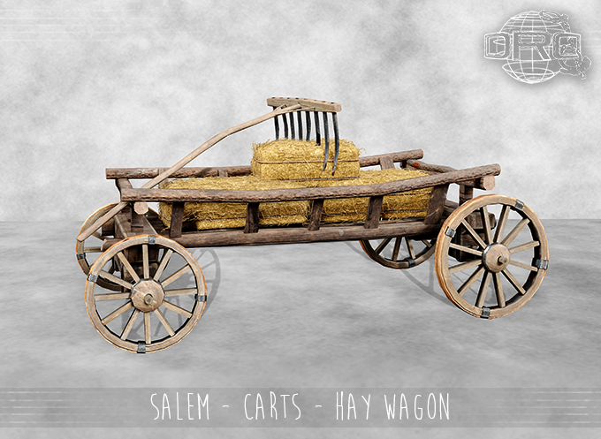 -DRD- Salem - Carts - Hay Wagon