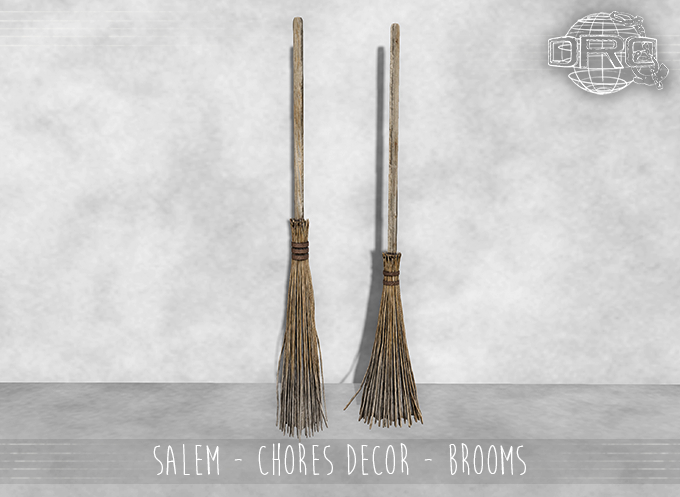-DRD- Salem - Chores Decor - Brooms