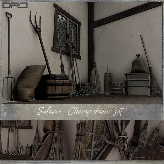 -DRD- Salem - Chores Decor - Set