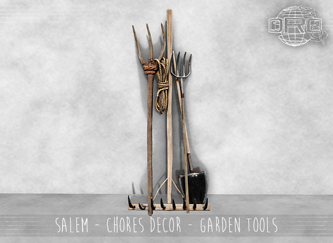 -DRD- Salem - Chores Decor - Garden Tools
