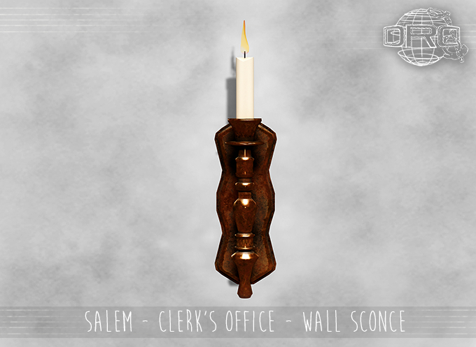 -DRD- Salem - Clerk's Office - Wall Sconce