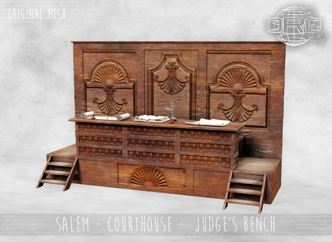 -DRD- Salem - Courthouse -  Judge's Bench