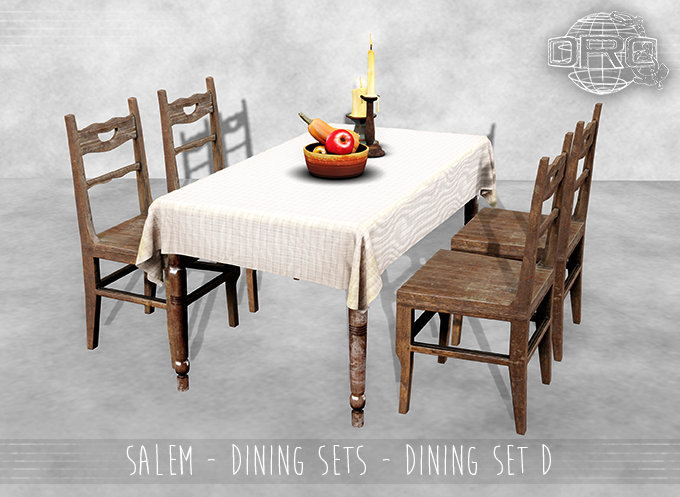 -DRD- Salem - Dining Set D