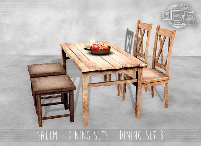 -DRD- Salem - Dining Set B