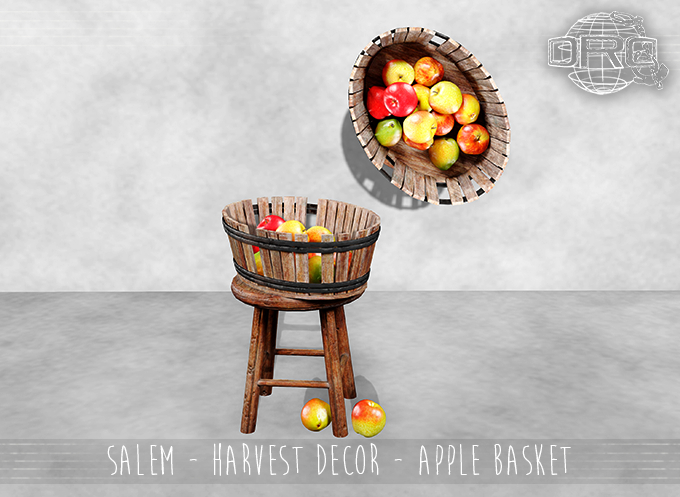 -DRD- Salem - Harvest Decor - Apple Basket