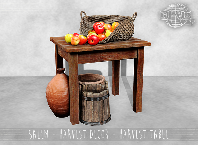 -DRD- Salem - Harvest Decor - Harvest Table