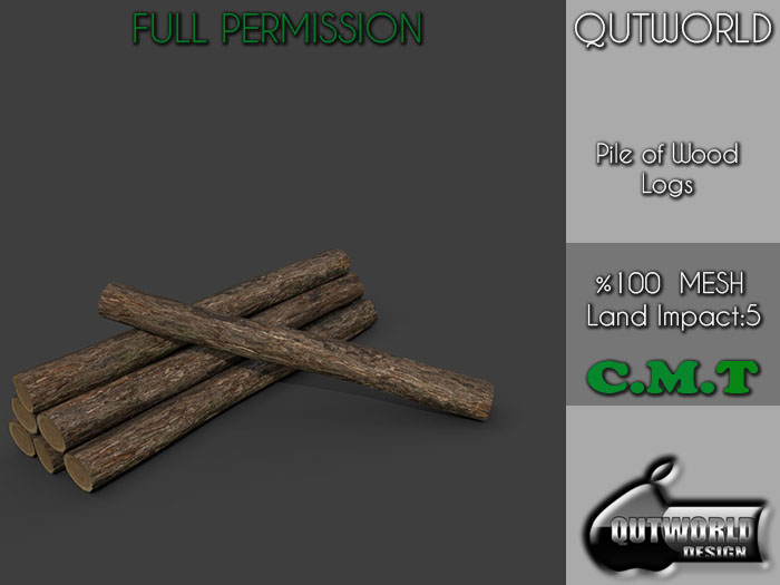 .::QUTWORLD Pile of Wood Logs::.FP 