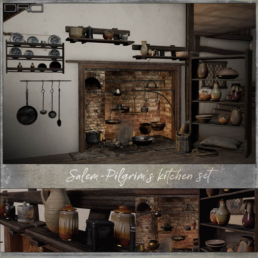 -DRD- Salem - Pilgrim's Kitchen Set