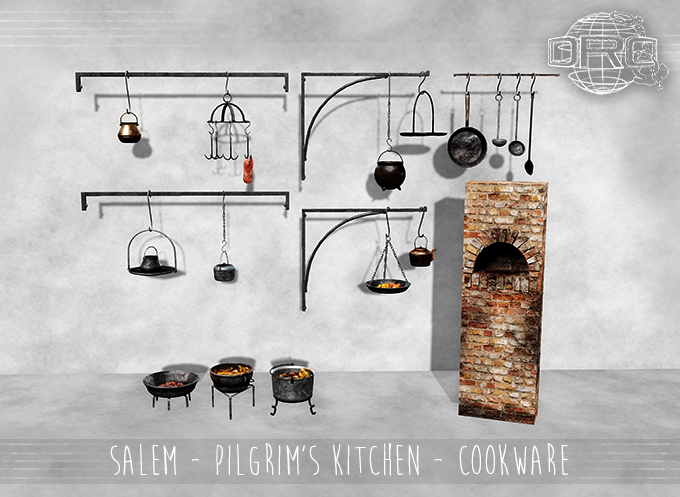 -DRD- Salem - Pilgrim's Kitchen - Cookware