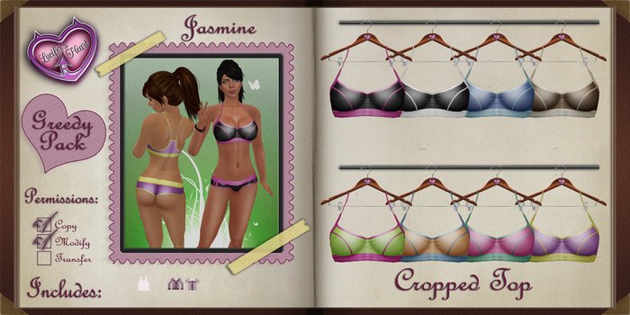 .:LH:. Jasmine - Cropped Greedy Pack