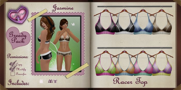 .:LH:. Jasmine - Racer Greedy Pack