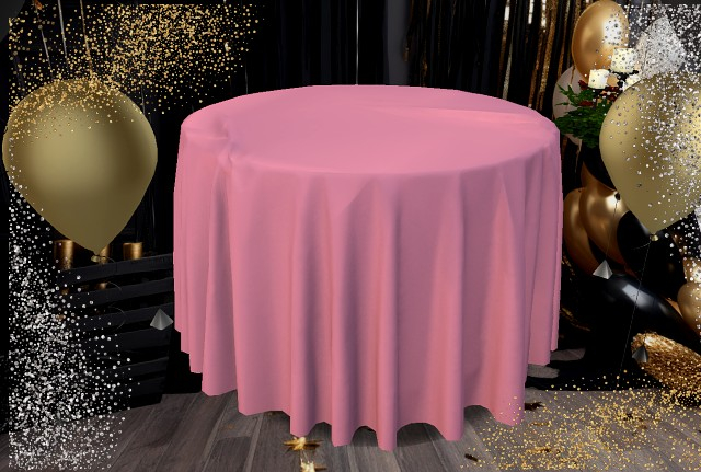 [AE] Home Decor - Elegant Cloth Table  Pink