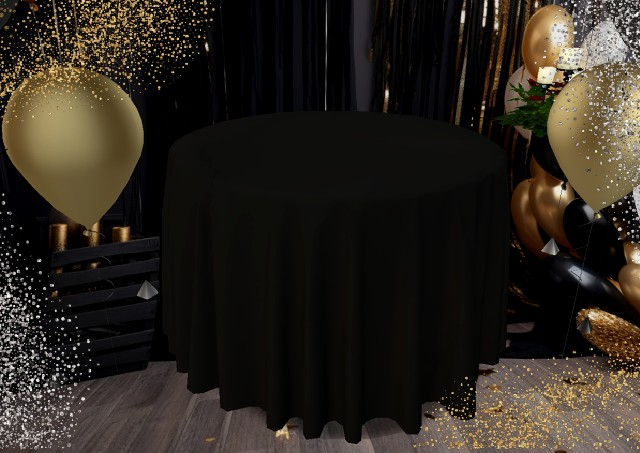 [AE] Home Decor - Elegant Cloth Table  Blk
