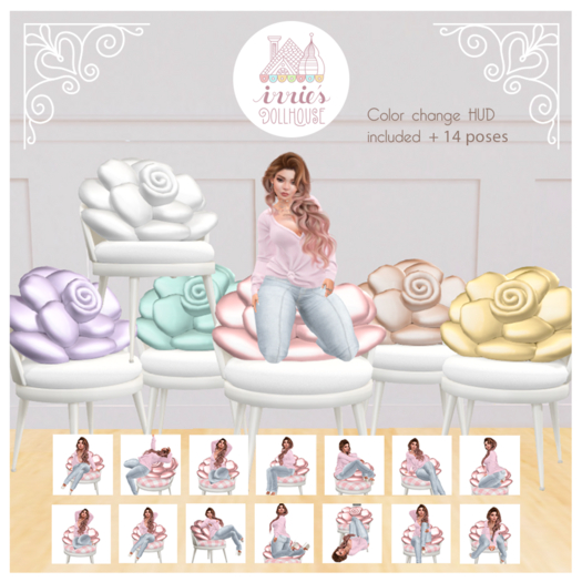 i { DH } Rosie Posie Chair (Plain) 