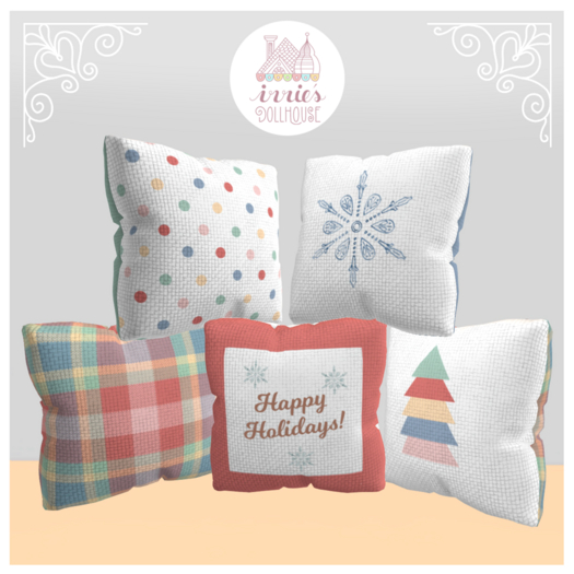 i { DH } Holiday Throw Pillows
