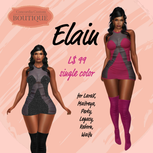 CONCORDIA CUSTOM ELAIN DRESS DEMO