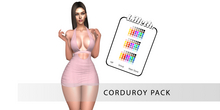 Lilleth. DOWN Corduroy Dress Reborn