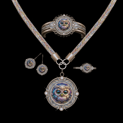 Wize Owl Jewelry Set TW