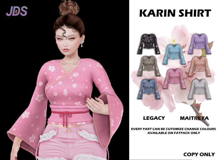 JDS - KARIN SHIRT (OLD ROSE) 