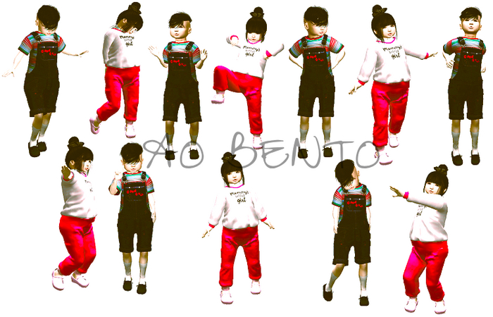 Second Life Marketplace - KID's AO unisex BENTO Full Perm